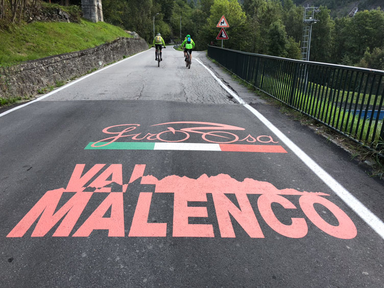 salite in bici in Valtellina, salita a Campo Moro