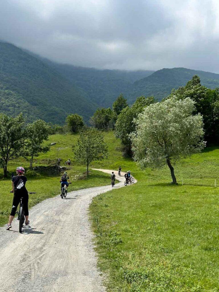 Val di Susa in bici, sentiero del Castagno